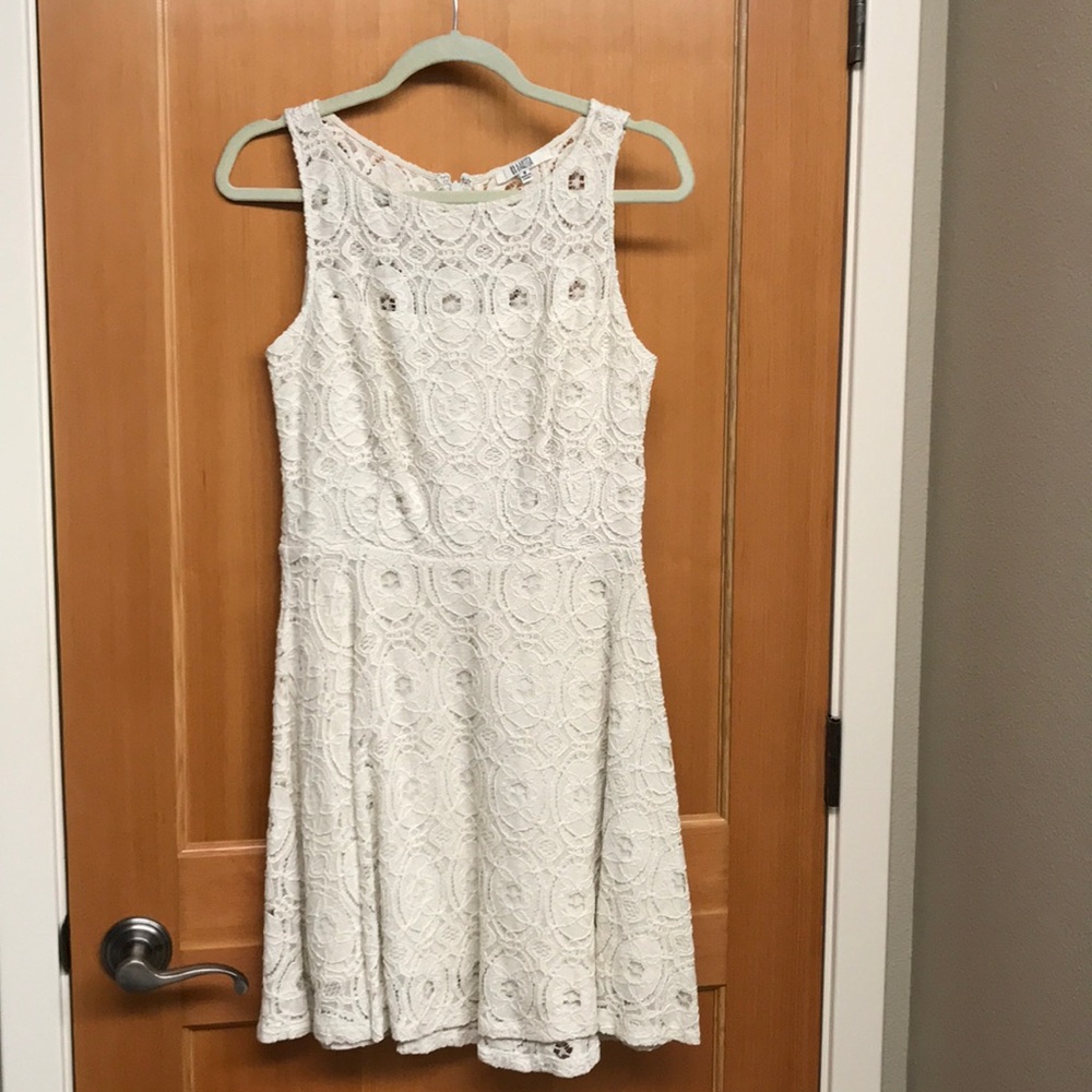 BB Dakota off-white a-line dress.